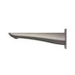 Toto(R) Modern S Wall Tub Spout, Brushed Nickel - TBG02001U#BN