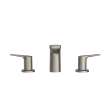 Toto(R) Gs Two-Handle Deck-Mount Roman Tub Filler Trim, Brushed Nickel - TBG03201U#BN