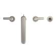 Toto(R) Gs Four-Hole Deck-Mount Roman Tub Filler Trim With Handshower, Brushed Nickel - TBG03202U#BN