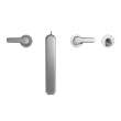 Toto(R) Gs Four-Hole Deck-Mount Roman Tub Filler Trim With Handshower, Polished Chrome - TBG03202U#CP