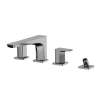 Toto(R) Ge Two-Handle Deck-Mount Roman Tub Filler Trim With Handshower, Polished Chrome - TBG07202U#CP