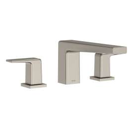Toto(R) Gb Two-Handle Deck-Mount Roman Tub Filler Trim, Brushed Nickel - TBG10201U#BN