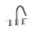 Toto(R) Gf Two Lever Handle Deck-Mount Roman Tub Filler Trim, Polished Chrome - TBG11201UA#CP