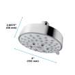 Toto(R) L Series 1.75 Gpm Multifunction 4 Inch Modern Round Showerhead, Polished Chrome - TBW01013U4#CP