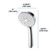 Toto(R) L Series 1.75 Gpm Multifunction 4 Inch Modern Round Handshower, Polished Chrome - TBW01020U4#CP
