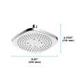 Toto(R) G Series 1.75 Gpm Single Spray 8.5 Inch Square Showerhead With Comfort Wave Technology, Polished Chrome - TBW02003U4#CP