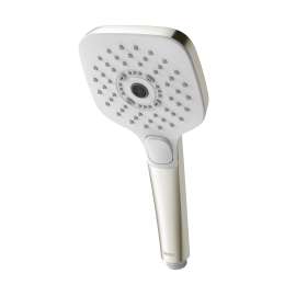 Toto(R) G Series 1.75 Gpm Multifunction 4 Inch Square Handshower With Active Wave, Comfort Wave, And Warm Spa, Brushed Nickel - TBW02015U4#BN