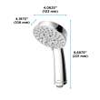 Toto(R) L Series 1.75 Gpm Multifunction 4 Inch Classic Handshower, Polished Chrome - TBW03003U4#CP