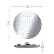Toto(R) G Series(R) 1.75 Gpm Single Spray 10 Inch Round Showerhead With Comfort Wave(R), Polished Chrome - TBW07002U4#CP