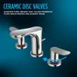 Toto(R) Go Series 1.2 Gpm Two Handle Widespread Bathroom Sink Faucet With Drain Assembly, Polished Chrome - TLG01201U#CP