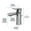 Toto(R) Go 1.2 Gpm Single Handle Bathroom Sink Faucet With Comfort Glide Technology And Drain Assembly, Polished Chrome - TLG01301U#CP