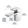 Toto(R) Gr Series 1.2 Gpm Single Handle Bathroom Sink Faucet With Comfort Glide Technology And Drain Assembly, Brushed Nickel - TLG02301U#BN
