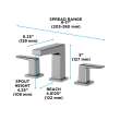 Toto(R) Gb Series 1.2 Gpm Two Handle Widespread Bathroom Sink Faucet With Drain Assembly, Polished Chrome - TLG10201U#CP