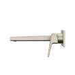Toto(R) Gb 1.2 Gpm Wall-Mount Single-Handle Long Bathroom Faucet With Comfort Glide Technology, Brushed Nickel - TLG10308U#BN