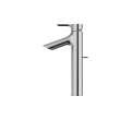 Toto(R) TLS01304U#CP Lb Series 1.2 Gpm Single Handle Bathroom Faucet For Semi-Vessel Sink With Drain Assembly, Polished Chrome