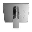 Toto(R) Oberon(R) Square 7 Inch Pressure Balance Valve Shower Trim, Polished Chrome - TS363P#CP