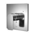 Toto(R) Oberon(R) Square 7 Inch Pressure Balance Valve Shower Trim, Polished Chrome - TS363P#CP