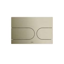 Toto(R) Nickel Push Button Plate For Neorest In-Wall Tank Unit, White - YT990#B