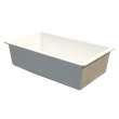 31.75-in x 19.125-in x 9.5-in silQ Granite Kitchen Sink with Super Single bowl, Undermount Installation, in White