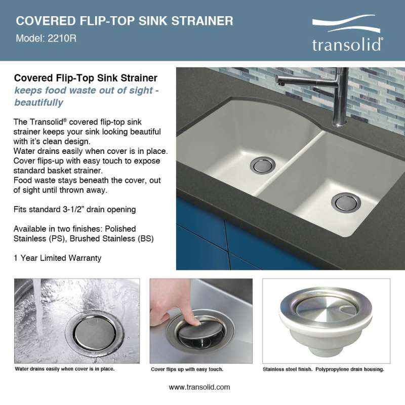 Transolid Diamond Stainless Steel 33 In Undermount Kitchen Sink Stainless Steel