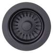 Transolid 3.5-in Plastic Strainer in Anthracite