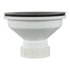 3.5-in Plastic Strainer in Grey