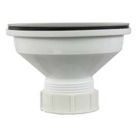 3.5-in Plastic Strainer in Concrete Grey