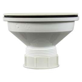 3.5-in Plastic Strainer in Biscuit