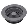 Transolid 3.5-in Plastic Disposal Strainer in Grey