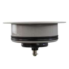 3.5-in Plastic Disposal Strainer in Concrete Grey