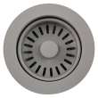 Transolid 3.5-in Plastic Disposal Strainer in Concrete Grey