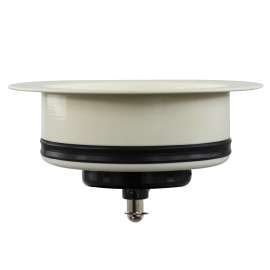 3.5-in Plastic Disposal Strainer in Biscuit