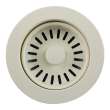 3.5-in Plastic Disposal Strainer in Biscuit