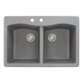 ATDE3322-CB Aversa 33-in x 22-in Drop-in Granite Kitchen Sink