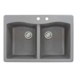 ATDE3322-CD Aversa 33-in x 22-in Drop-in Granite Kitchen Sink