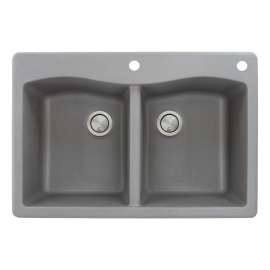 ATDE3322-CE Aversa 33-in x 22-in Drop-in Granite Kitchen Sink
