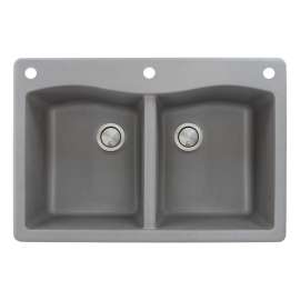 ATDE3322-CAE Aversa 33-in x 22-in Drop-in Granite Kitchen Sink