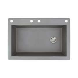 RTSS3322-CABE Radius 33-in x 22-in Drop-in Granite Kitchen Sink
