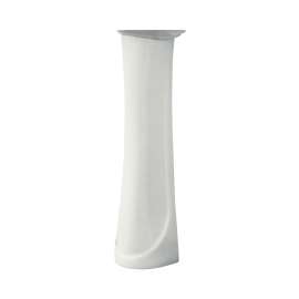 Madison Grande Vitreous China Pedestal Leg for use with TL-1414 Lavatory Sink, in White