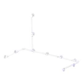 01941 Cut-to-Length Alcove Shower Grab Bar Kit in White