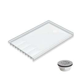 Mullen K26113R 60-in x 32-in Right-Hand Shower Base with Drain