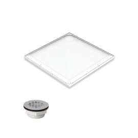 Mullen K26100 42-in x 42-in Shower Base with Drain