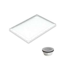 Mullen K26101R 49-7/8-in x 30-1/8-in Right-Hand Shower Base with Drain