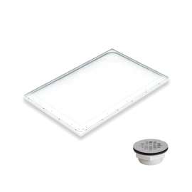 Mullen K26107R 53-7/8-in x 34-7/8-in Right-Hand Shower Base with Drain