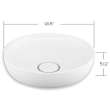 16.5-in Round Vitreous China Vessel Sink in White