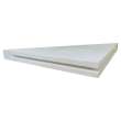 9-in x 9-in Solid Surface Corner Shelf with Stainless Steel Bracket, in Palladium White