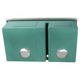 16 Gauge 60/40 Double Micro Edge Dual Mount Stainless Steel Sink Bowls with Low Divide 33