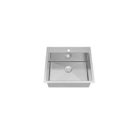 16 Gauge Single Micro Edge Dual Mount Stainless Steel Sink Bowl 25