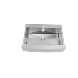 16 Gauge Super Single Micro Edge Dual Mount Stainless Steel Sink Bowl 35.75
