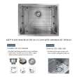 Transolid Diamond Titan 16 Gauge Stainless Steel 24-in Undermount Kitchen Sink with Taper